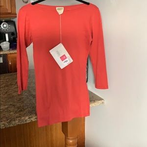 Coral Tee Prima cotton Ladies Medium